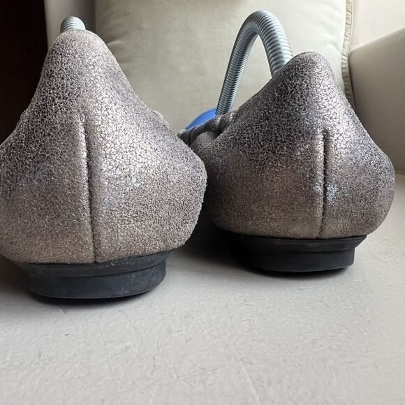 Paul Green Townsend Distressed Metallic Bronze Leather Ballet Flat UK 4.5 US 6.5 - Picture 9 of 16